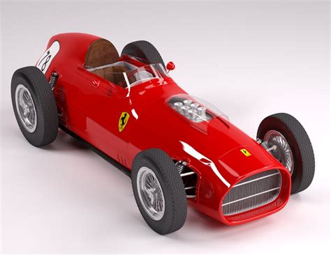 It was built from 1987 to 1992, with the lm and gte race car versions continuing production until 1994 and 1996 respectively. 3d model ferrari f1 256