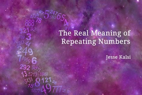 The Real Meaning Of Repeating Numbers Jesse Kalsi Astronumerology