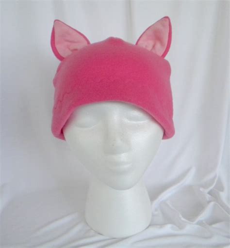 Pussy Cat Hats Pink Buy Two Hats 2nd Hat Half Price Fleece Etsy