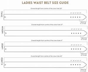 Men 39 S And Ladies Belt Size Guide The British Belt Company