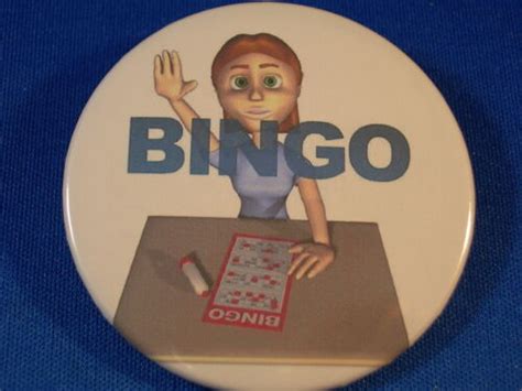 Bingo Lot Of 100 Buttons Female Winner Pins Pinbacks Badges Large 2