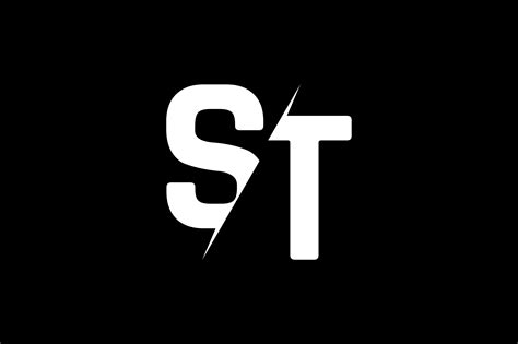 Monogram St Logo Design Graphic By Greenlines Studios · Creative Fabrica