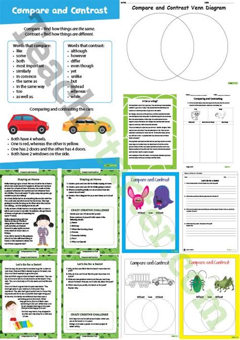 Comprehension Strategy Teaching Resource Pack Compare And Contrast