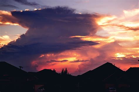 Explosion At Sunset Storm Clouds Of Texas Grégory