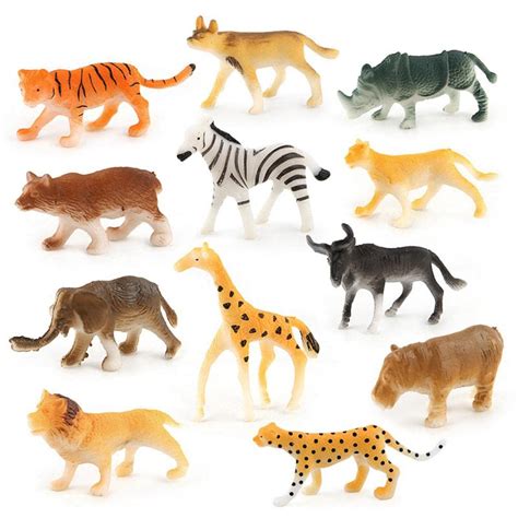 Buy Kastwave Safari Animals Figures Toys Realistic Jumbo Wild Zoo