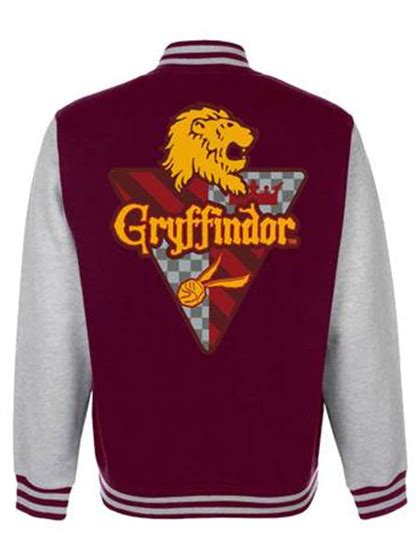 Harry Potter Baseball Varsity Jacket Gryffindor Quidditch Heromic