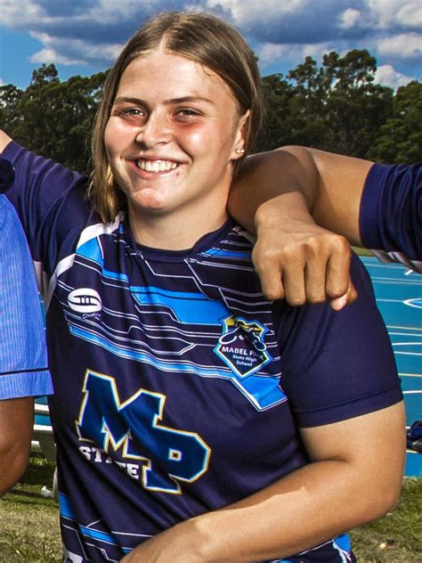 Australian Schoolgirls Rugby League Team Shaylee Joseph Ebony Raftstrand Smith The Courier Mail