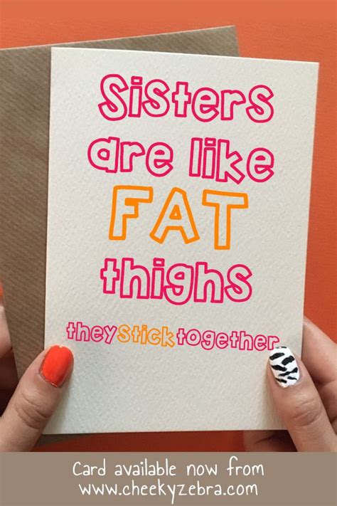 Funny Birthday Card Ideas For Sister Card Zyhomy