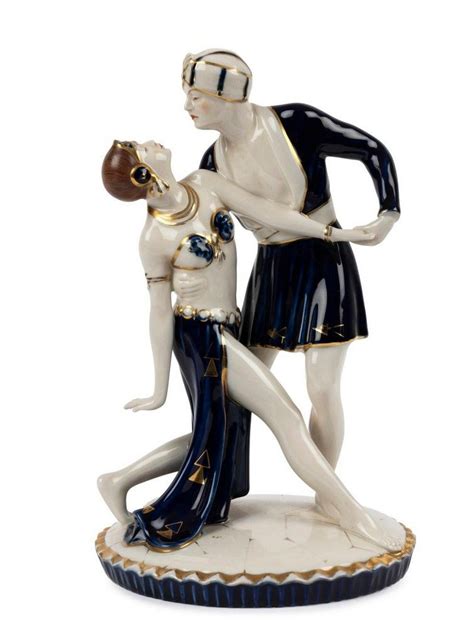 Royal Dux Czechoslovakian Porcelain Figural Group Of The Royal Dux