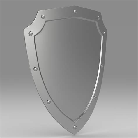 Medieval Shield 3d Model Flatpyramid
