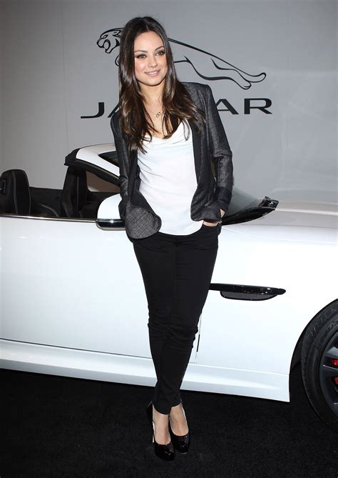 Mila Kunis At Jaguar Land Rover Preview For 2011 La Auto Show