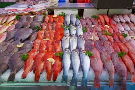 Fresh Fish For Sale At Brixton Market Photo Credit ©visit London