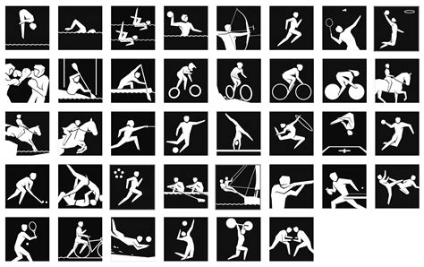 Pictograms Architecture Of The Games Olympic Idea Olympic Theme