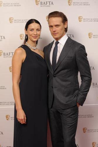 There S The Two Of Us Now Sam Heughan And Caitriona Balfe Bafta
