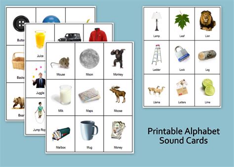 Printable Alphabet Sound Cards Alphabet Sounds Letter Sounds Alphabet