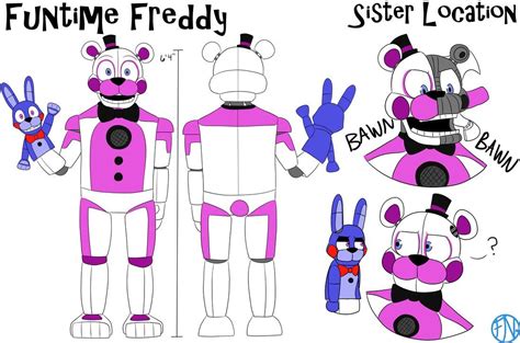Funtime Freddy Reference By Marccurie Fnaf Fnaf Chara