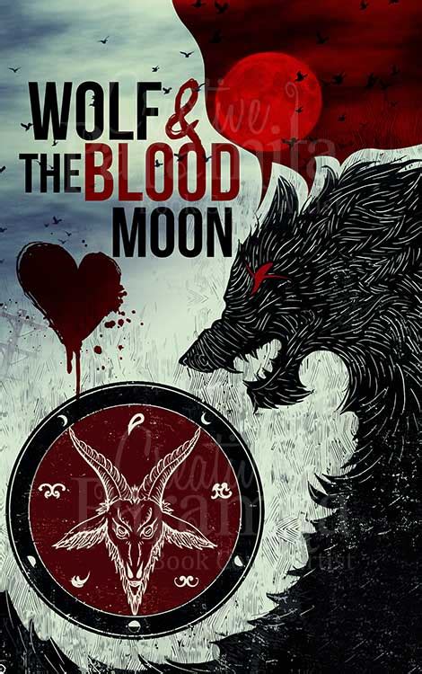 Wolf And The Blood Moon Werewolf Book Cover Design