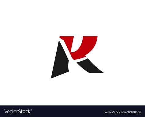 Letter K Logo Design Royalty Free Vector Image