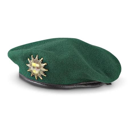 Wool Military Berets Caps Wholesale Beret With Custom Label Badge Of