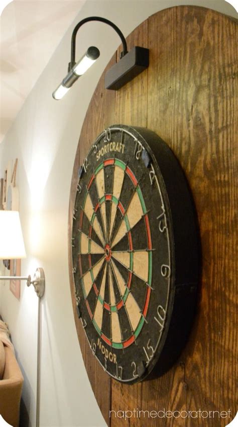 One of the most loved games with many different variants. Our Freebie DIY Dartboard Project | Dart board, Man cave home bar, Game room basement