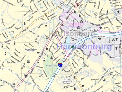Harrisonburg Va Map