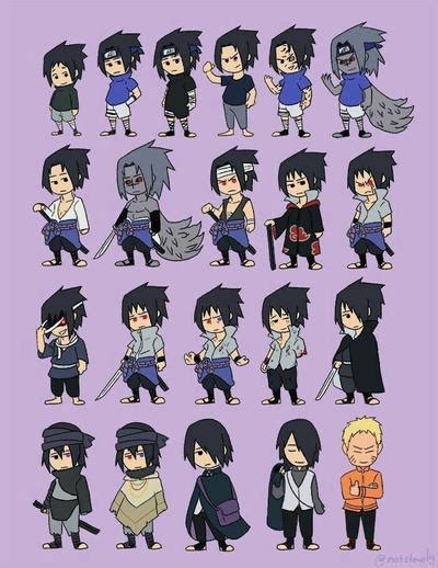 The Evolution Of Sasuke And Read Description By Animeandmanga100 On