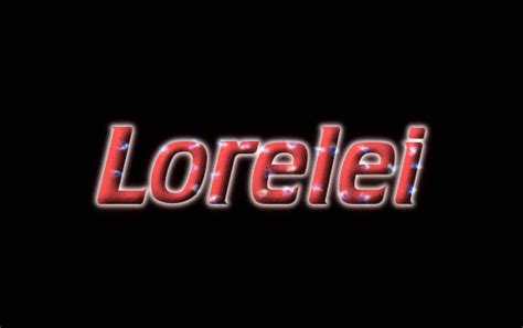 Lorelei Logo Herramienta De Diseño De Nombres Gratis De Flaming Text