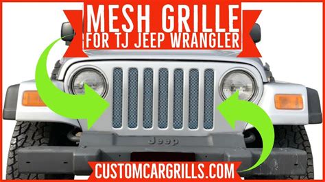 Jeep Wrangler 1997 2006 Tj Mesh Grill Installation How To By