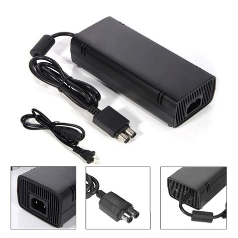 Ac Power Supply Brick Charger Adapter Cable Cord For Microsoft Xbox 360