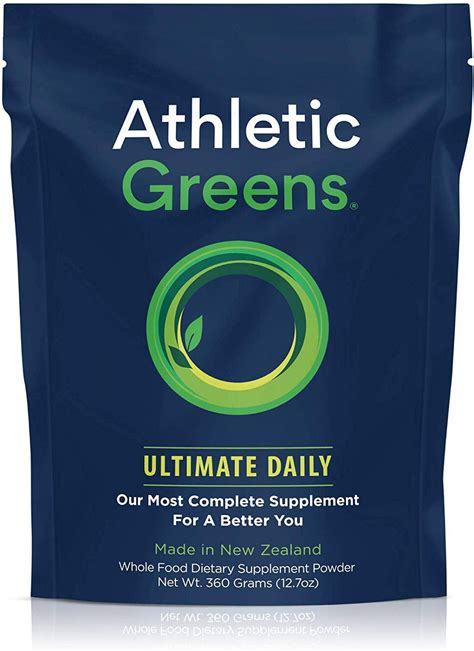 Athletic Greens Ultimate Daily Whole Food Sourced All In One Greens