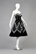 1957 Pierre Balmain Haute Couture Cocktail Dress w/Lesage Embroidery ...