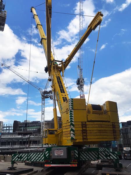 500 Tonne Crane At Esj Bhc Structural Steelwork Contractor