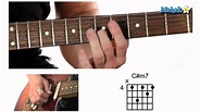 How to Play a C Sharp Minor Seven (C#m7) Chord on Guitar - YouTube