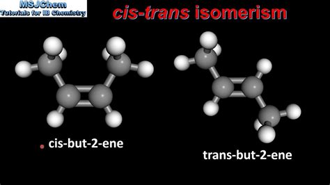 This page explains what stereoisomers are and how you recognise the possibility of geometric isomers in a molecule. 20.3 cis-trans isomerism (HL) - YouTube
