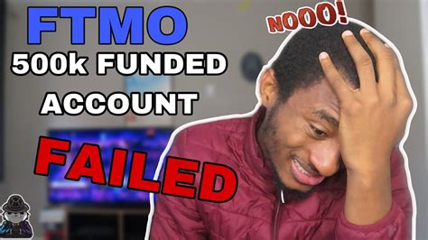 I Failed 500k Ftmo Funded Account Learn From My Mistake Youtube