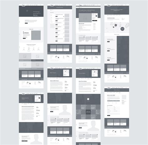 Pin By Anna Roach On Wireframes In 2020 Wireframe Design Web Layout