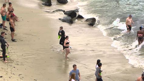 Covert Frogmen Mistakenly Surface On Crowded Beach Youtube
