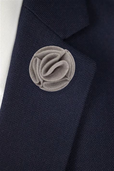 Handmade Wedding Flower Lapel Pin By The Gents Lab