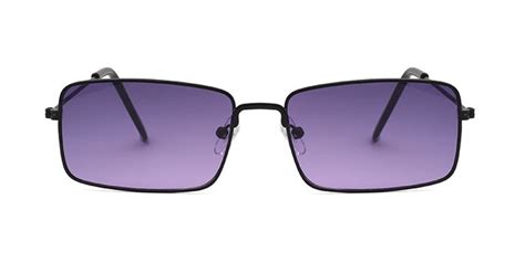 Alf Purple Tinted Rectangle Sunglasses S17a3298 ₹1050