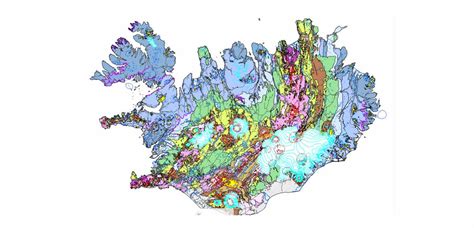 Great Iceland Geology Map For Learning And For Fun
