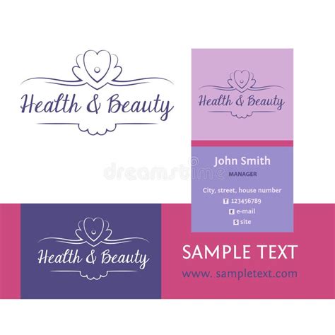 Corporate Identity Banner Background With Vector Logo Depicting