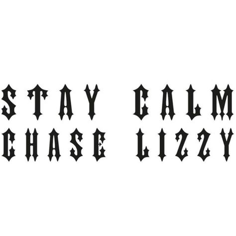 Stay Calm Chase Lizzy London