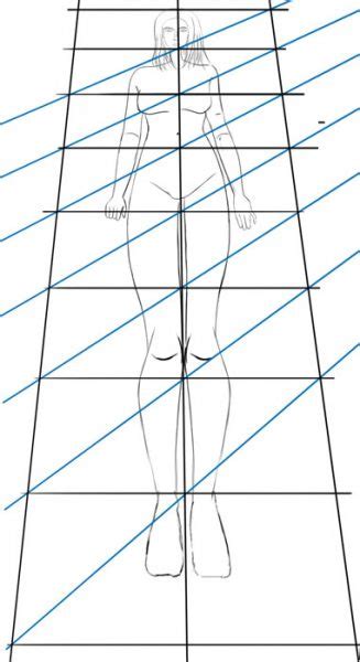 How To Draw The Human Figure Body In Perspective Using Grids