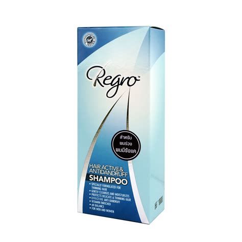 Regro Hair Active&Antidandruff Shampoo 200 ml. รีโกร แฮร์ แอคทีฟ แอนด์ ...