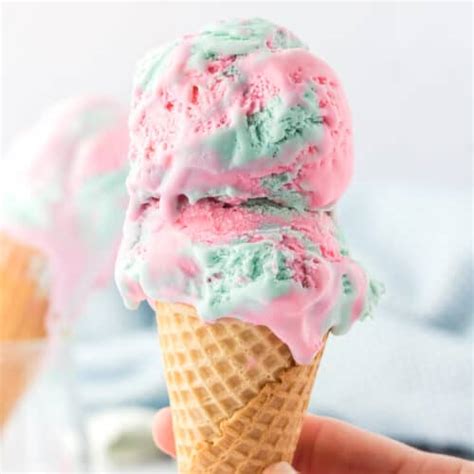 No Churn Cotton Candy Ice Cream Recipe Boston Girl Bakes