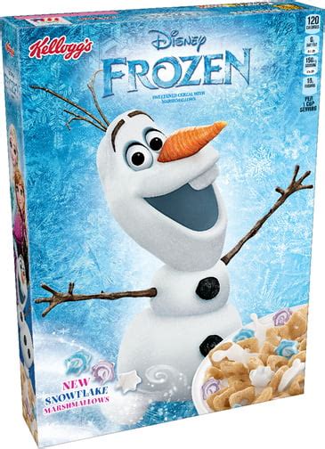 Kelloggs Disney Frozen Cereal With Marshmallow 84 Oz