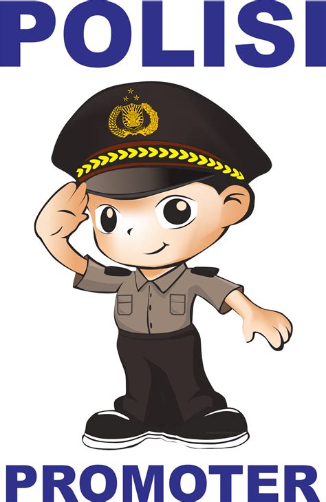 28 Gambar Animasi Lucu Polisi Motif Minimalis