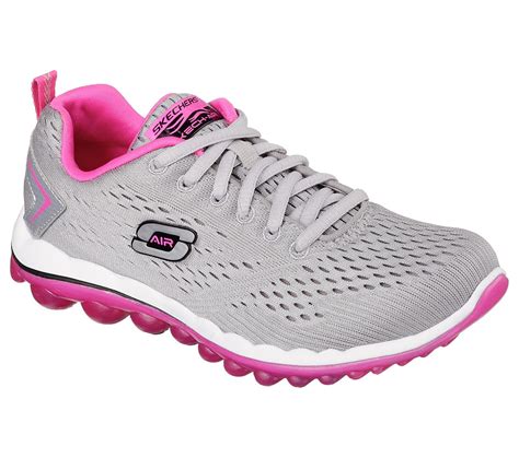 Skechers Sport Womens Skech Air Aim High Fashion Sneakergray Mesh