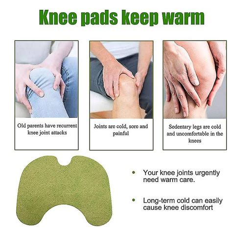 12pcsbag Knee Plaster Sticker Wormwood Extract Knee Joint Ache Pain