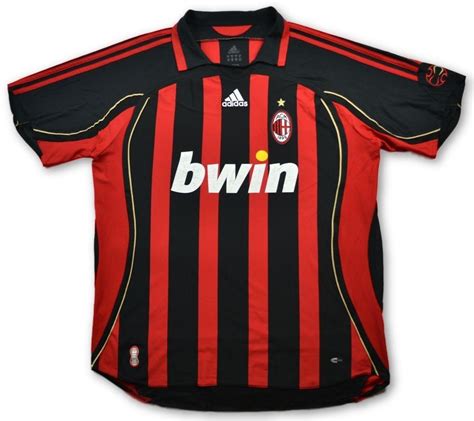 Ac Milan 2006 07 Home Shirt Rare Football Shirts